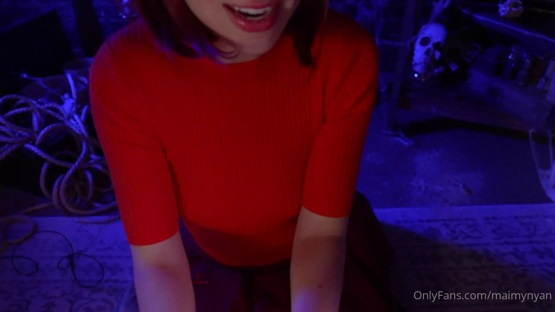 Se filtró en Onlyfans un vídeo de Maimy ASMR haciendo cosplay de Velma