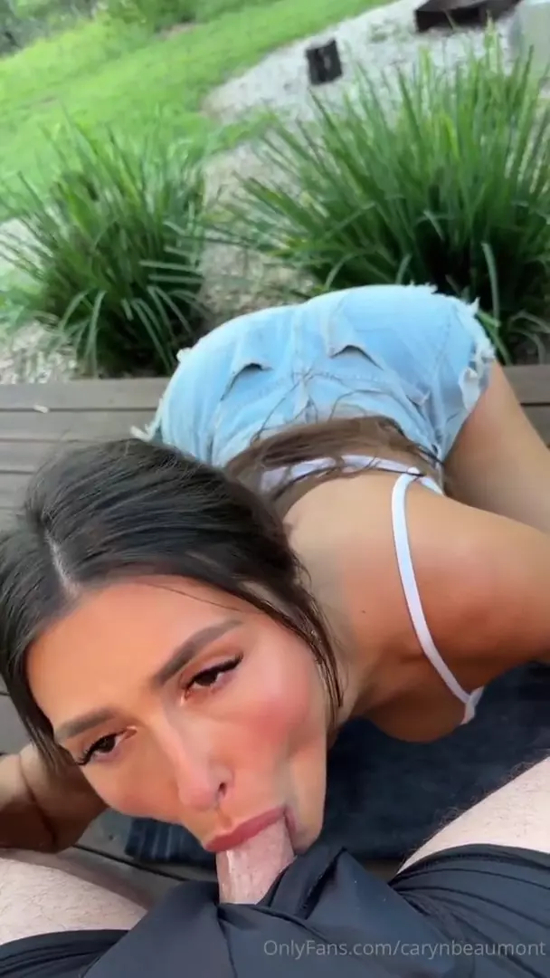 Se filtró un video íntimo de Caryn Beaumont teniendo sexo al aire libre