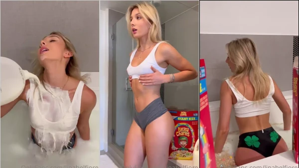 Lina Belfiore hace un provocativo vídeo desnuda en la bañera