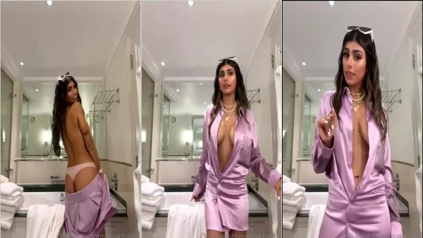 Se filtra en Onlyfans video de Mia Khalifa probándose tacones en topless