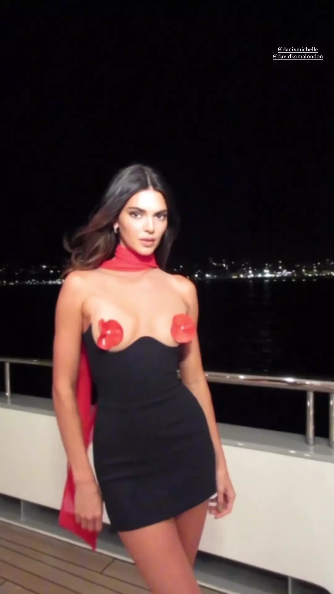 Kendall Jenner filtró un sincero video luciendo un vestido con empanadas