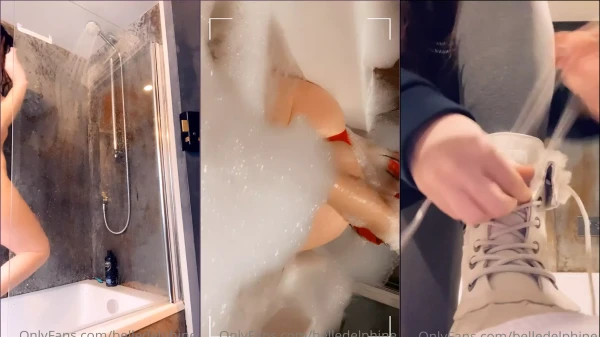 Belle Delphine desnuda en el baño con zapatos Onlyfans filtrados