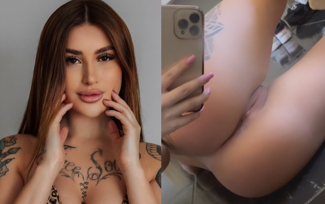 Julia Govea mostrando su intimidad en video casero luciendo su cuerpo desnudo y sensual