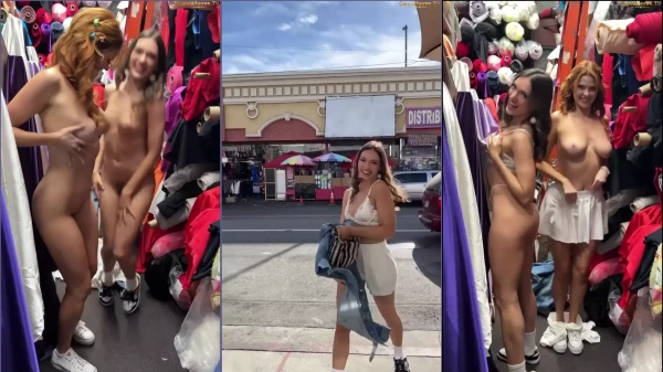 Katie Davis aparece sin ropa en el video mientras Elly Clutch tiene relaciones sexuales en una tienda de telas