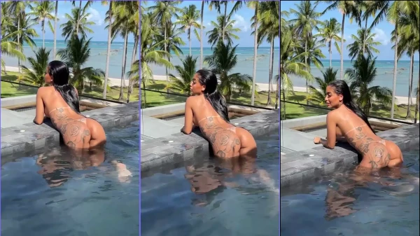 MC Mirella posa sin ropa en la piscina de un hotel del Caribe - Videos Xxx | PornoPerso.com