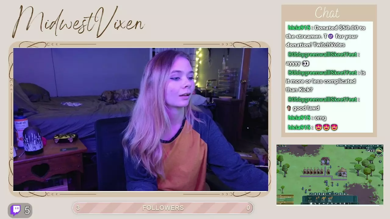 Midwestvixen: Video falso de transmisión de Twitch de donación desnuda