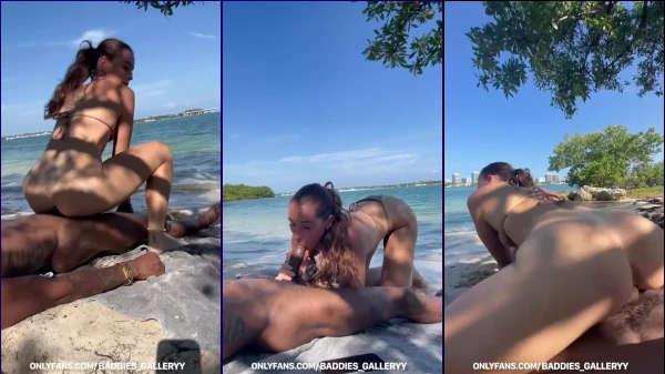 Se filtra a través de Onlyfans un vídeo de Ashley Aoky teniendo sexo en una playa pública