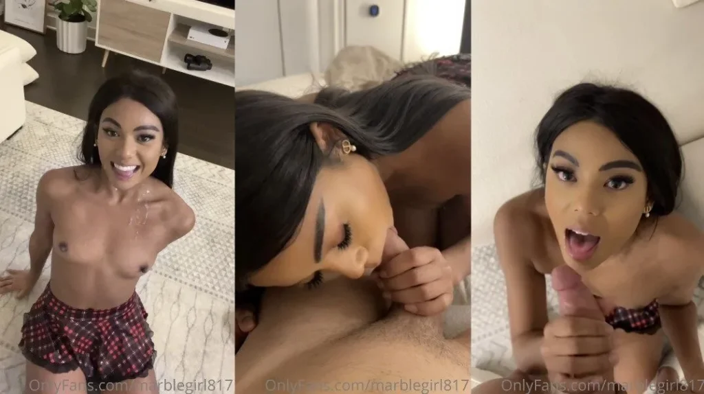 Vídeo filtrado en OnlyFans de Sophie Vanmeter realizando una mamada facial