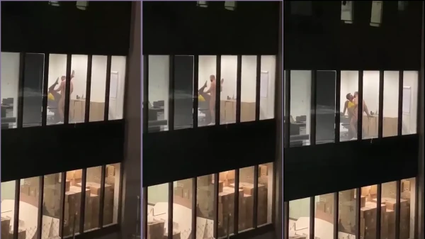 Video real muestra a un jefe atrapando a un empleado con las manos en la masa en la empresa