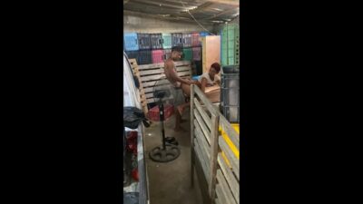 Singando con un cuero de la Duarte